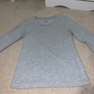 Gray Long Sleeve Shirt